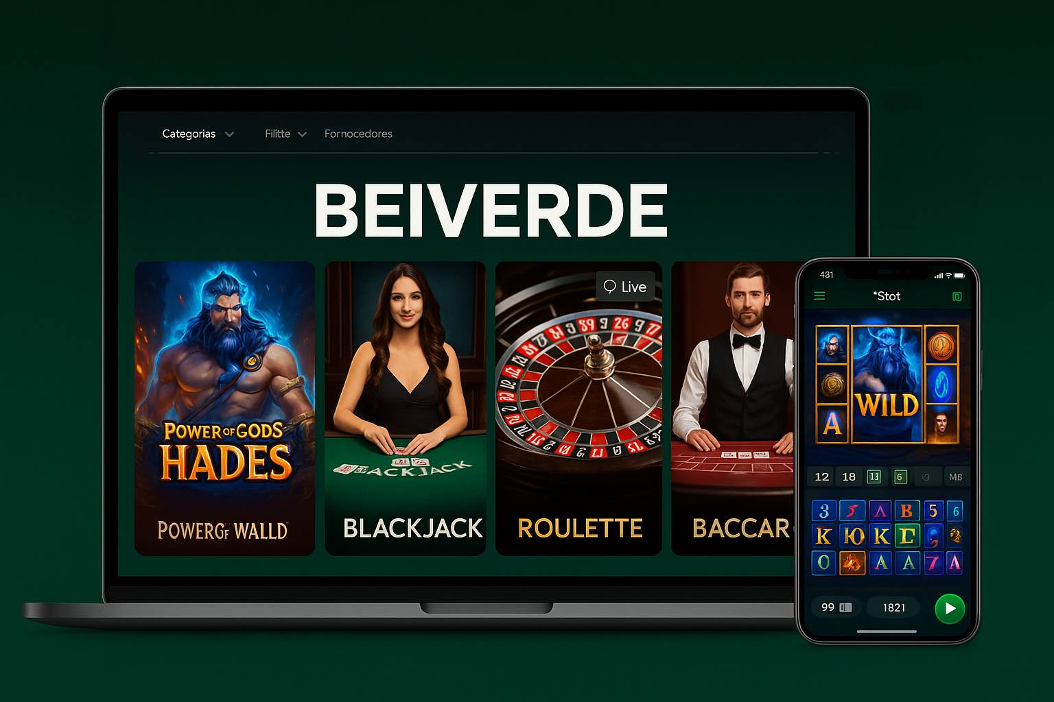 Jogos de cassino online BEIVERDE